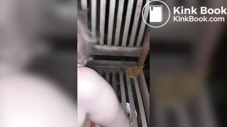Worthless Cunt Fed Porta Potty Contents