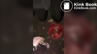 Worthless Cunt Fed Porta Potty Contents