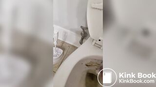 Cleaning my toilet with the bible  HAIL SATAN!