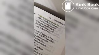 Cleaning my toilet with the bible  HAIL SATAN!