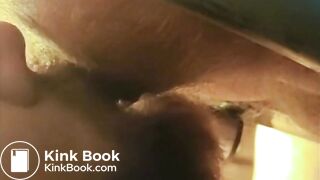 Master feeds with yummy scat from his wracked anus