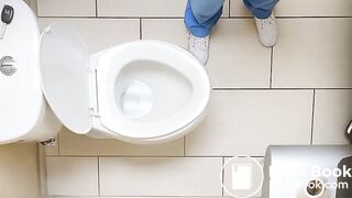 Nurse shitting at work