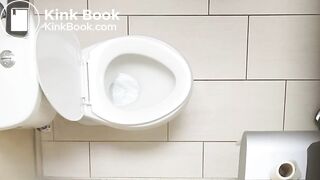 Nurse taking a dump at work