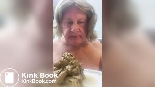 sissy eats shit
