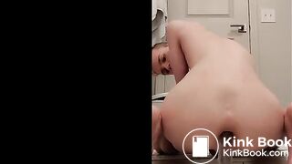 twink smears shit in his white underwear