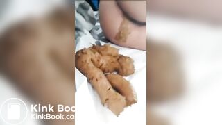 Shitting in the back of the car