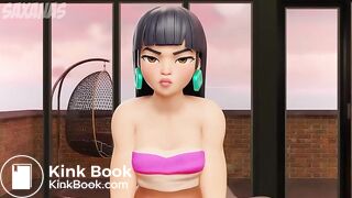 Giantess fart animation