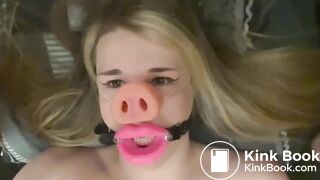 trans pig eats shit