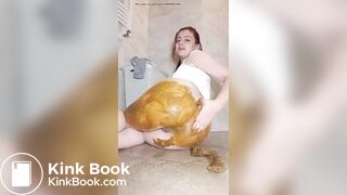 Scat slut smear ass