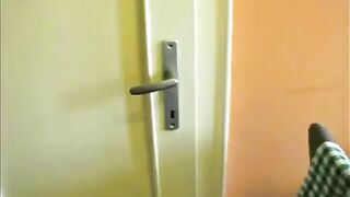 Teen tied panty pooping