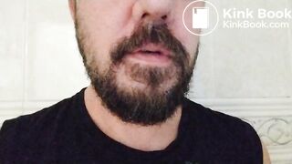 Gay Swallows Fresh Handful of Shit