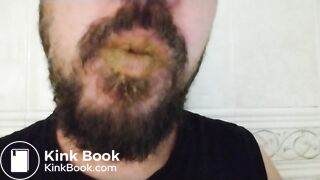 Gay Swallows Fresh Handful of Shit