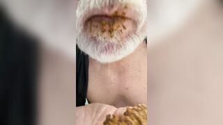 Gay Scat Porn, Gay myself eat pooping