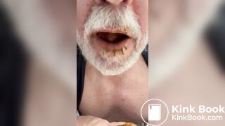 Gay Scat Porn, Gay myself eat pooping