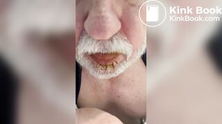 Gay Scat Porn, Gay myself eat pooping