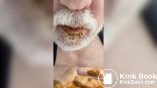 Gay Scat Porn, Gay myself eat pooping