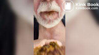 Gay Scat Porn, Gay myself eat pooping