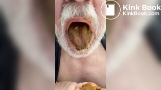 Gay Scat Porn, Gay myself eat pooping