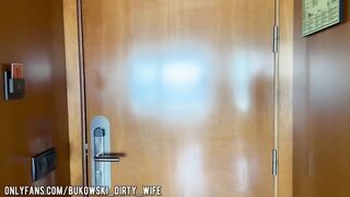 Dessert delivery girl fucked a cake for money. Food porn, dirty sexy messy food