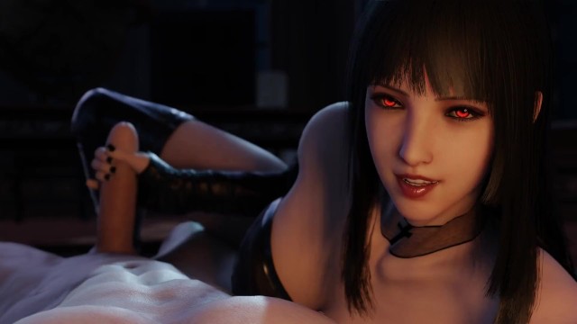 Gentiana jerks off your cock . Final Fantasy