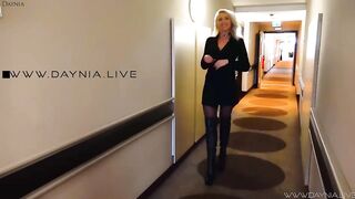German whore ordered to the hotel + fucked in all holes! Extremely BIG Facial | DAYNIA