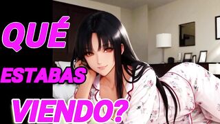 STEPSIST FINDS YOU WATCHING PORN - asmr roleplay in Spanish - hentai role