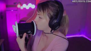 ASMR Ear Licking Tingles + Mouth Sounds
