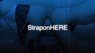 Femboy saddles his mistress's strap-on