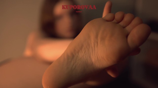 ASMR delicate feet are asking you to smell them / Kuporovaa Krupa