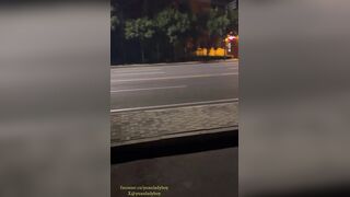 Chinese high school student masturbates next to the urinal in a public toilet