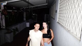 HOT LATINA IS FUCKED BY HER BROTHER-IN-LAW IN FRONT OF HER BOYFRIEND'S CUCKOLD - SALOMÉ GIL