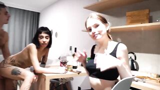 Real student orgy with 3 girls squirting & pissing on girl - Lika Clarke & Amanda Clarke & Milka Pt4