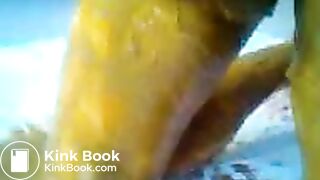 scat shit total KV brown cock smear