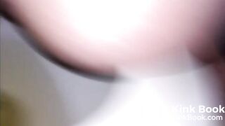 just before the turds!