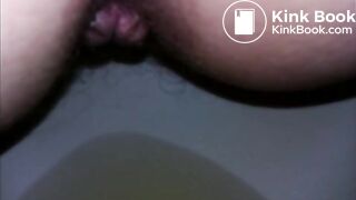 just before the turds!