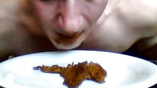 scat,eat a plate of shit