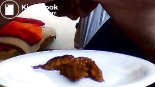 scat,eat a plate of shit