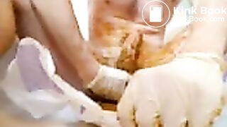 Messy Nappy Play and cum
