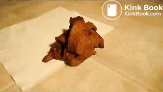 Shitting 9-10-2011 Big Thick Soft Grainy Pile