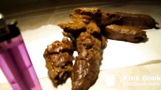 Shitting Big Constipated Log Pile 10-3-2012