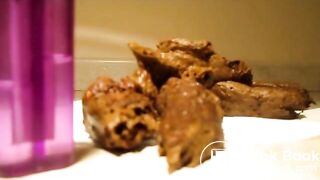 Shitting Big Constipated Log Pile 10-3-2012