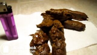 Shitting Big Constipated Log Pile 10-3-2012