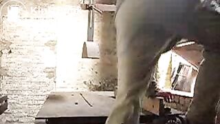 Beim Kacken