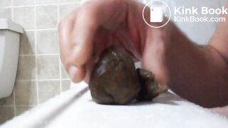 Eating boyfriends hard turd 1of2
