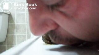 Eating boyfriends hard turd 1of2