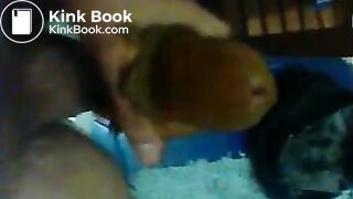 wanking my cock with shit