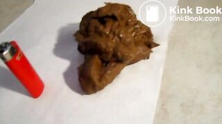 Shitting Thick Log Chunks to Soft 6-20-2012