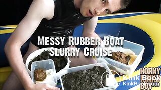 Messy Rubber Boat Slurry Cruise