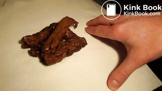 Shitting medium sized logs