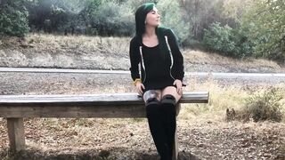 Public pee and masturbation